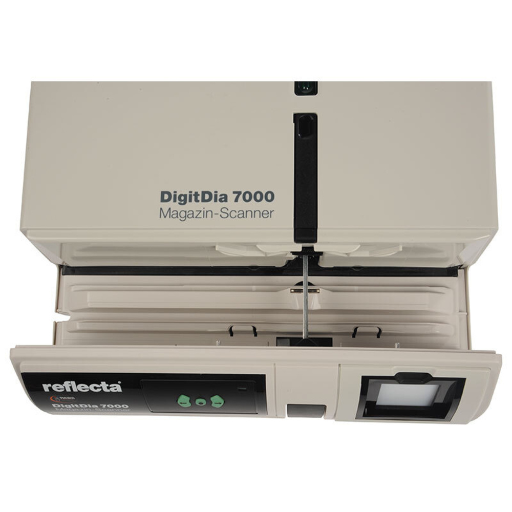 reflecta Magazin-Diascanner DigitDia 7000, bis zu 10.000 dpi, mit Staub -und Kratzerentfernung
