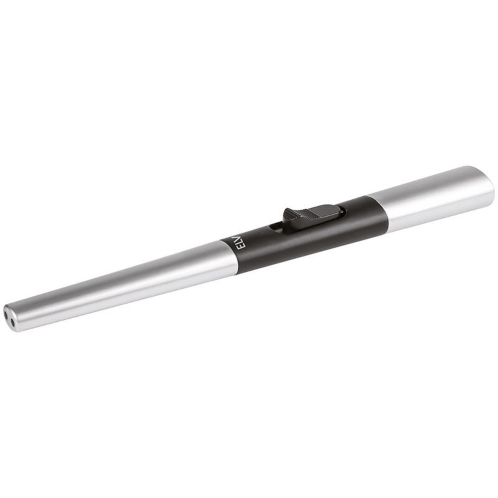 ELV Lichtbogen-Stabfeuerzeug LF100, integrierte Sicherheitsabschaltung, Akku, Metallgehäuse