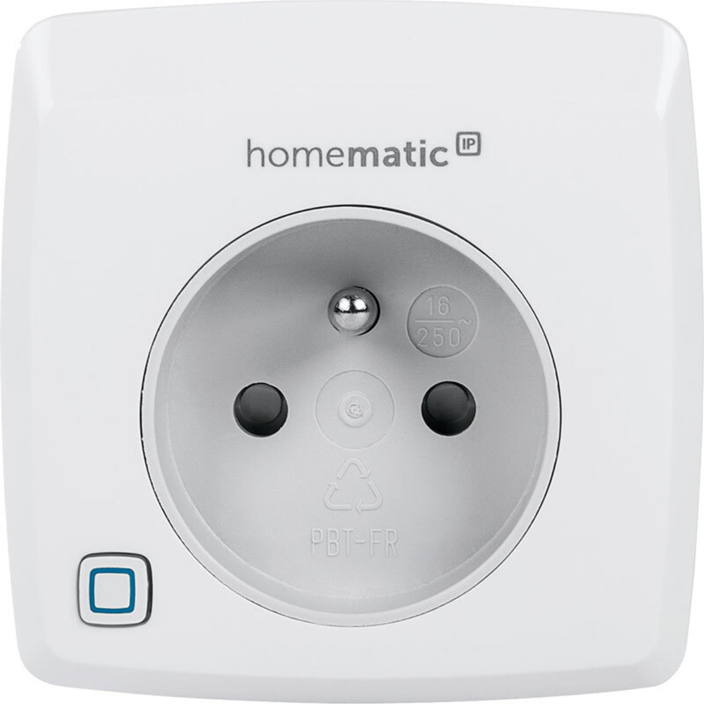 Homematic IP Smart Home Schalt-Mess-Steckdose Pin-Earth (nur für Frankreich, Polen und Belgien)Homematic IP Smart Home Schalt-Mess-Steckdose (Pin-Earth), HmIP-PSM-PE