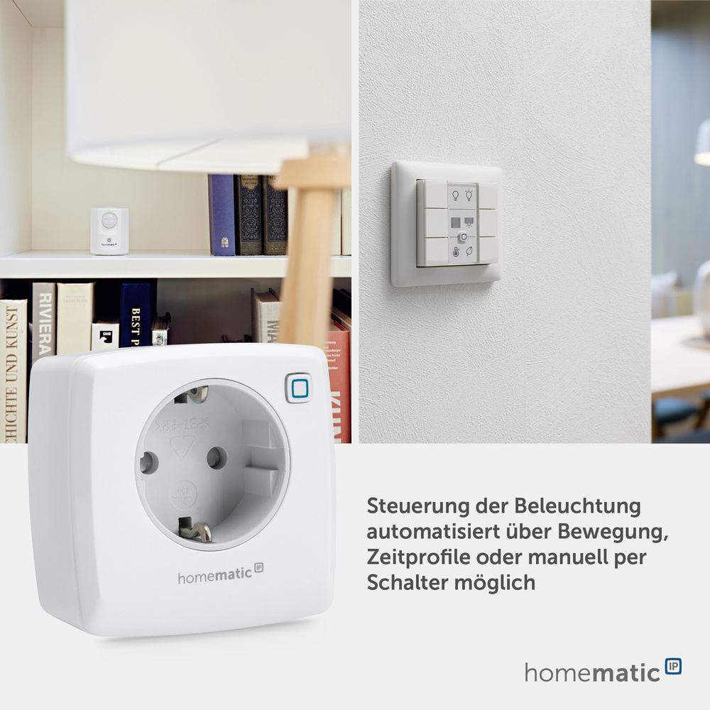 Homematic IP Smart Home Dimmer-Steckdose – Phasenabschnitt, HmIP-PDT