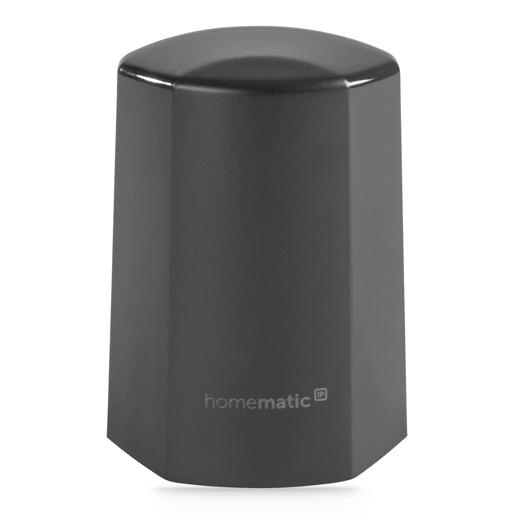 Homematic IP Smart Home Temperatur- und Luftfeuchtigkeitssensor – außen, anthrazit, HmIP-STHO-A