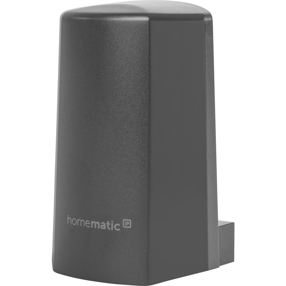 Homematic IP Smart Home Temperatur- und Luftfeuchtigkeitssensor – außen, anthrazit, HmIP-STHO-A
