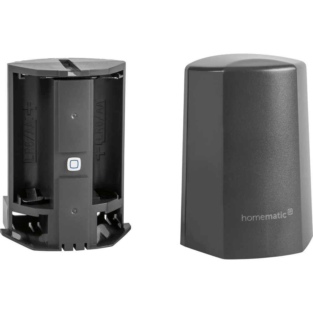 Homematic IP Smart Home Temperatur- und Luftfeuchtigkeitssensor – außen, anthrazit, HmIP-STHO-A