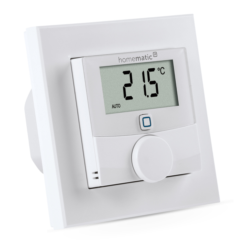 Homematic IP Smart Home Wandthermostat mit Schaltausgang – für Markenschalter, 24 V, HmIP-BWTH24