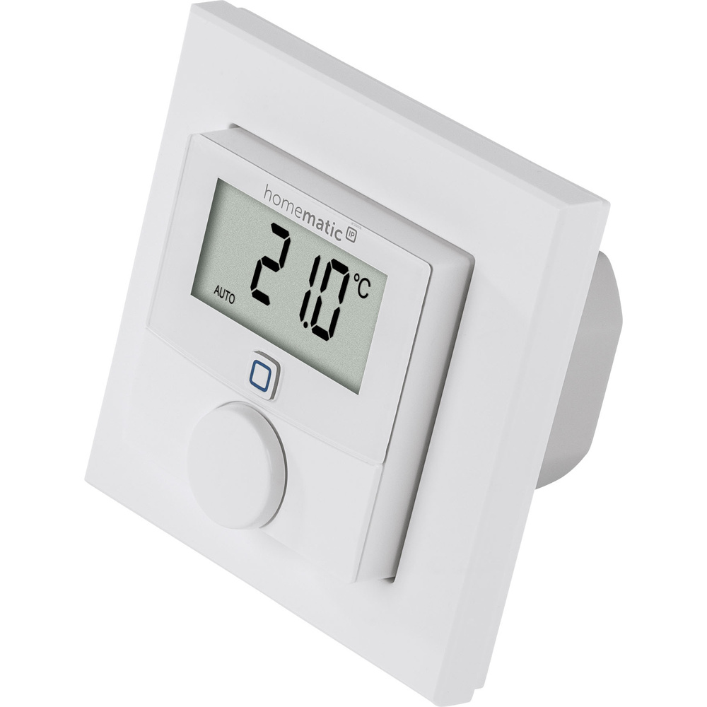 Homematic IP Smart Home Wandthermostat mit Schaltausgang – für Markenschalter, 24 V, HmIP-BWTH24