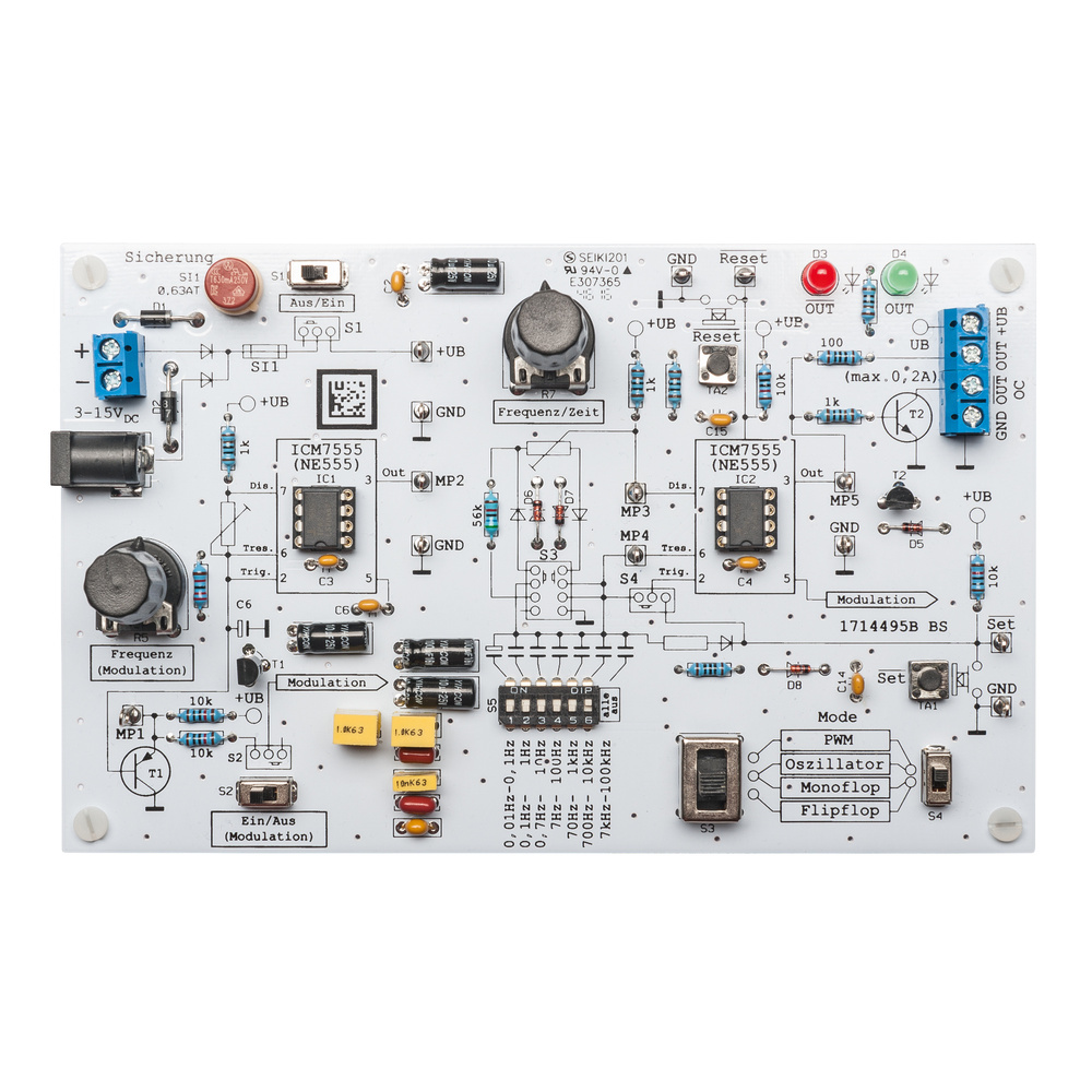 ELV Bausatz NE555-Experimentierboard NE555-EXB