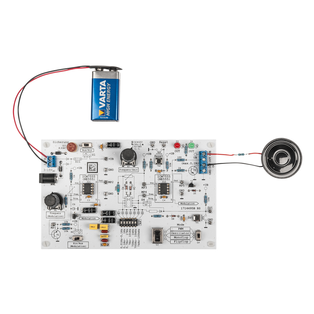 ELV Bausatz NE555-Experimentierboard NE555-EXB