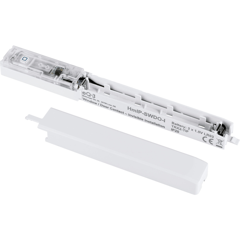 Homematic IP Smart Home Fenster- und Türkontakt – verdeckter Einbau, HmIP-SWDO-I