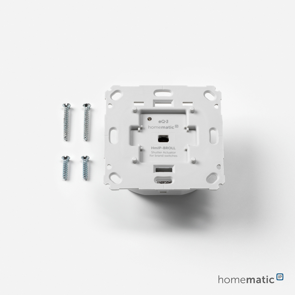 Homematic IP Smart Home Rollladenaktor für Markenschalter, HmIP-BROLL-2
