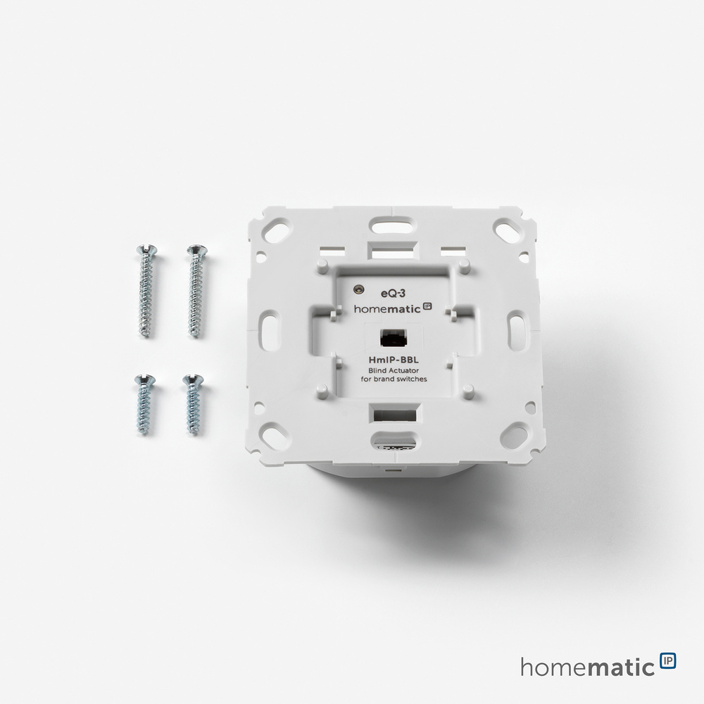 Homematic IP Smart Home Jalousieaktor für Markenschalter, HmIP-BBL-2