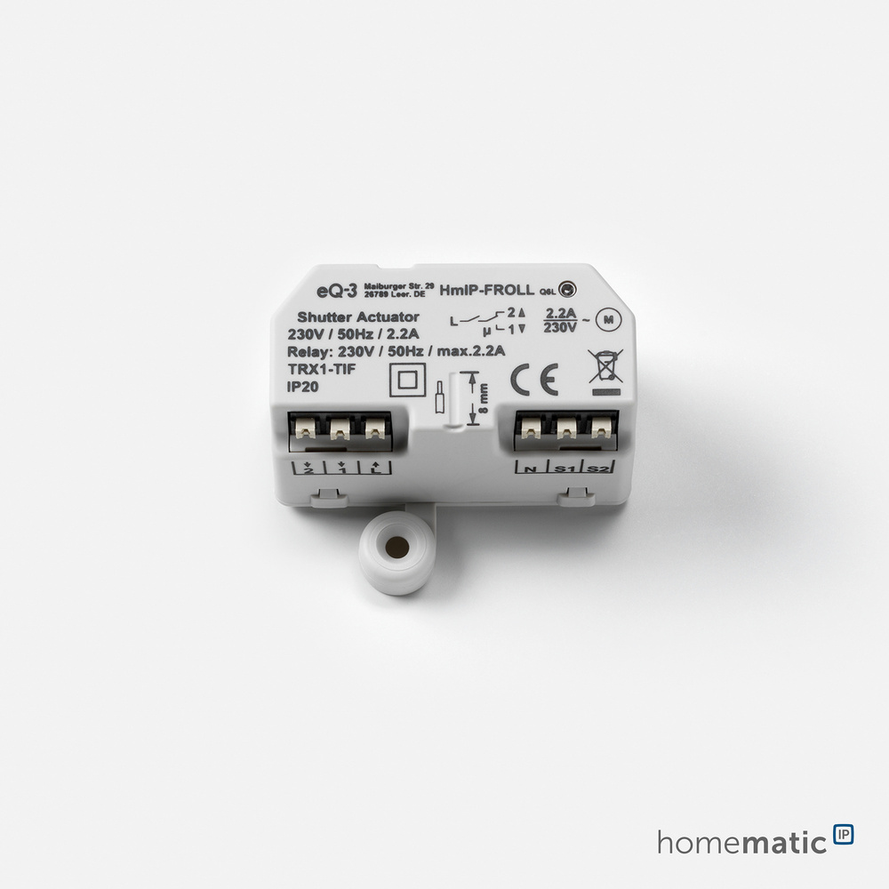Homematic IP Smart Home Rollladenaktor – Unterputz, HmIP-FROLL
