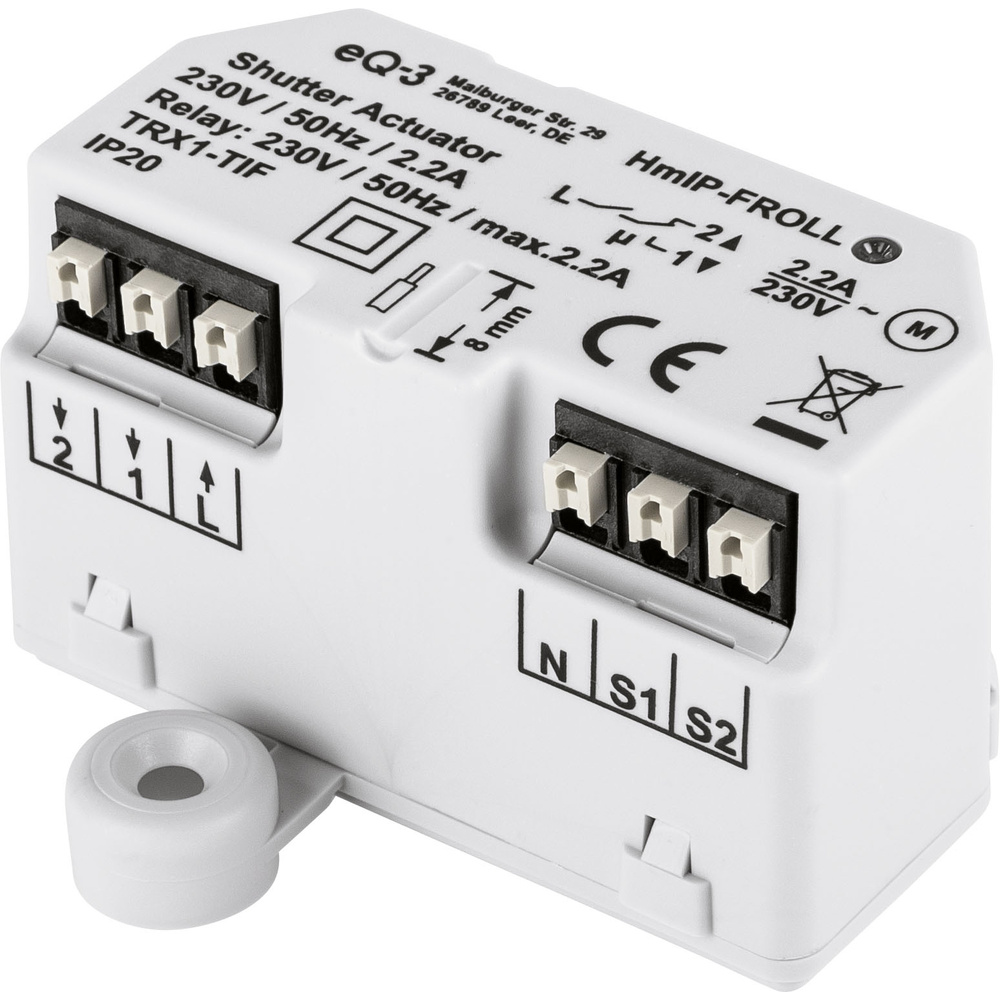 Homematic IP Smart Home Rollladenaktor – Unterputz, HmIP-FROLL
