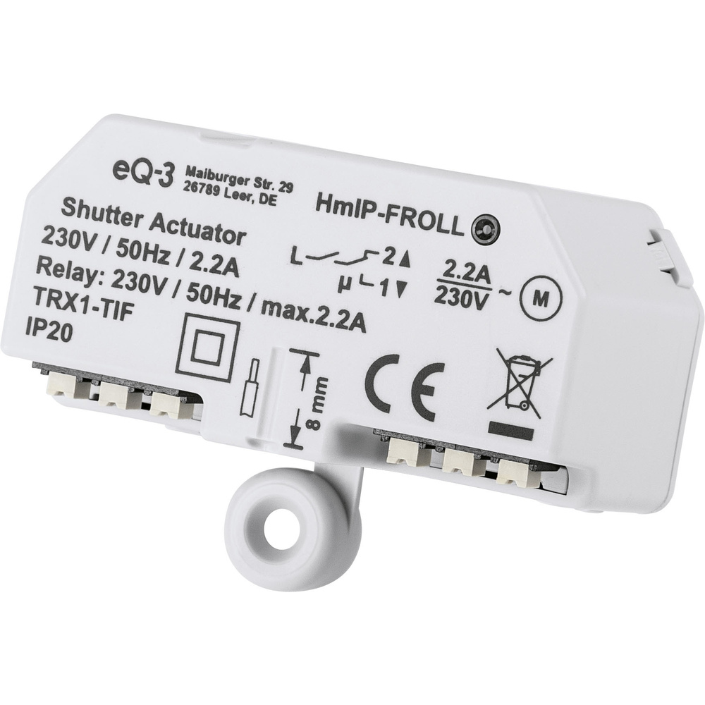 Homematic IP Smart Home Rollladenaktor – Unterputz, HmIP-FROLL