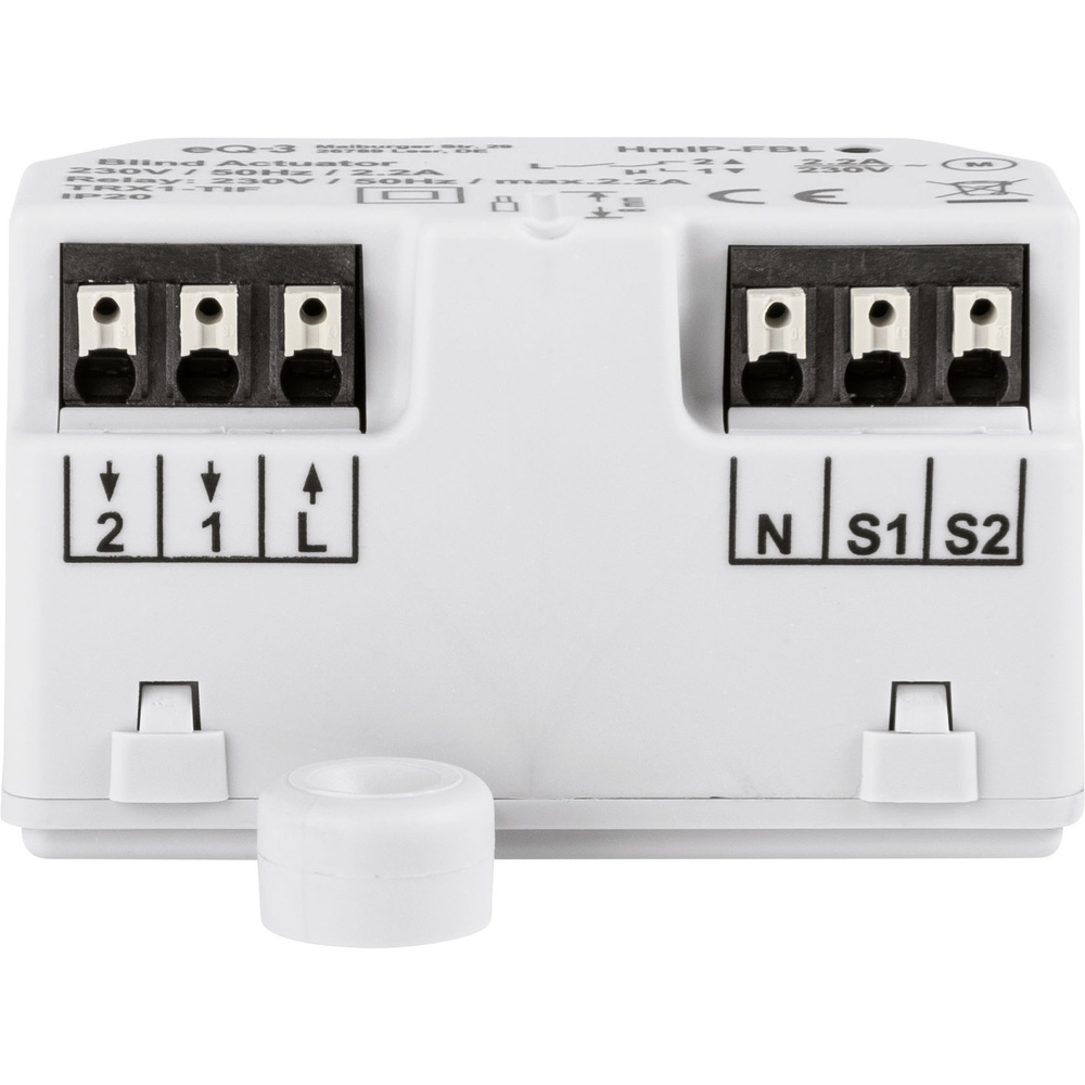 Homematic IP Smart Home Jalousieaktor – Unterputz, HmIP-FBL