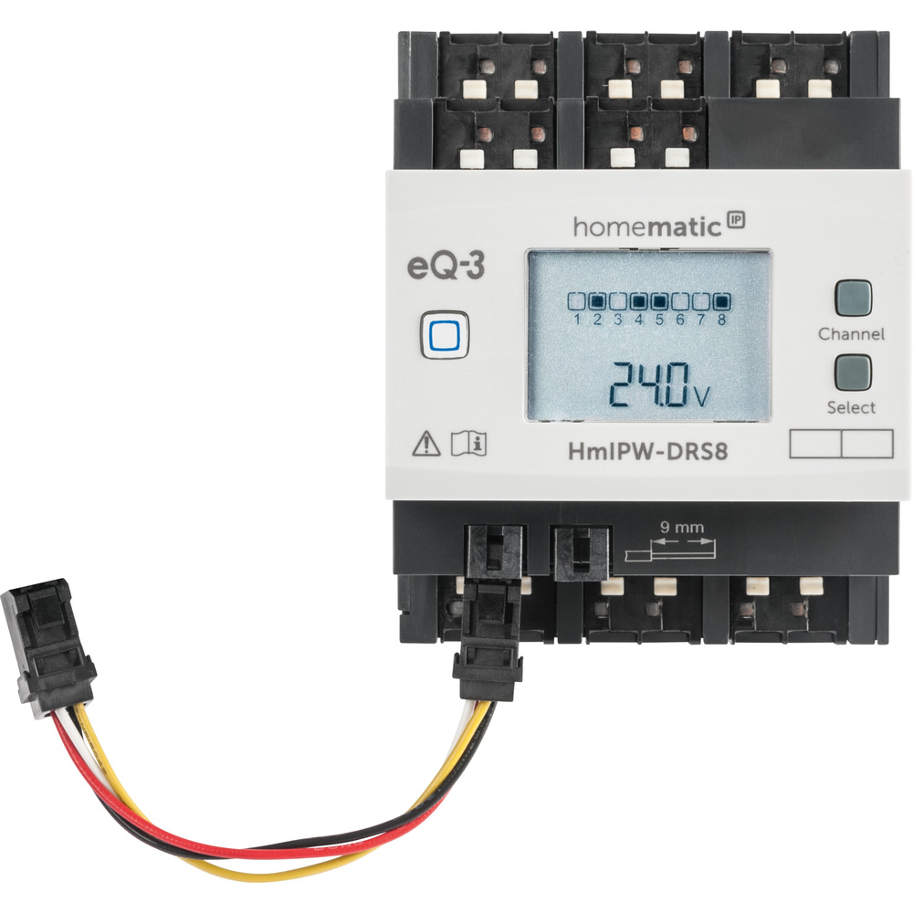 Homematic IP Wired Smart Home Schaltaktor – 8-fach, HmIPW-DRS8