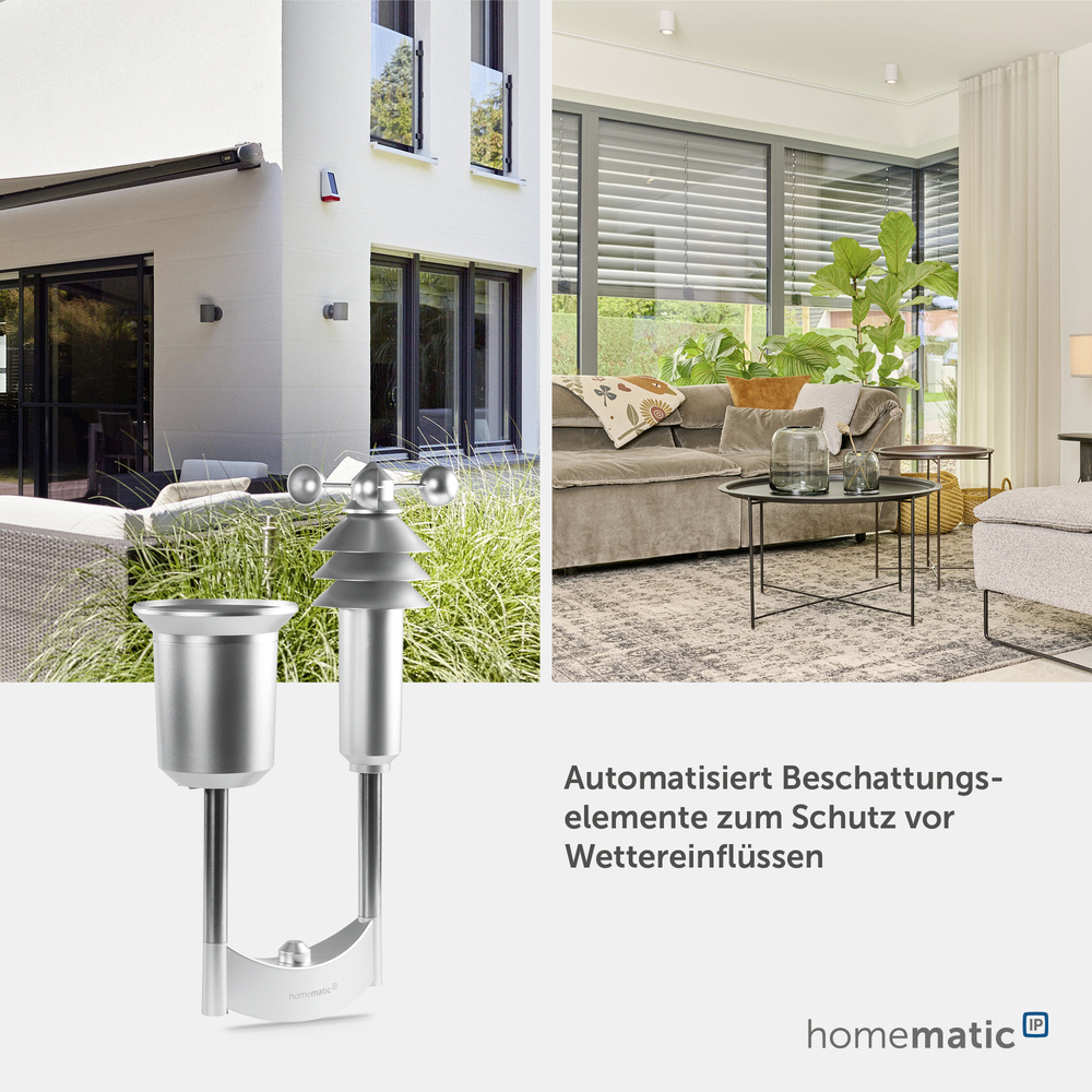 Homematic IP Smart Home Wettersensor – plus, HmIP-SWO-PL
