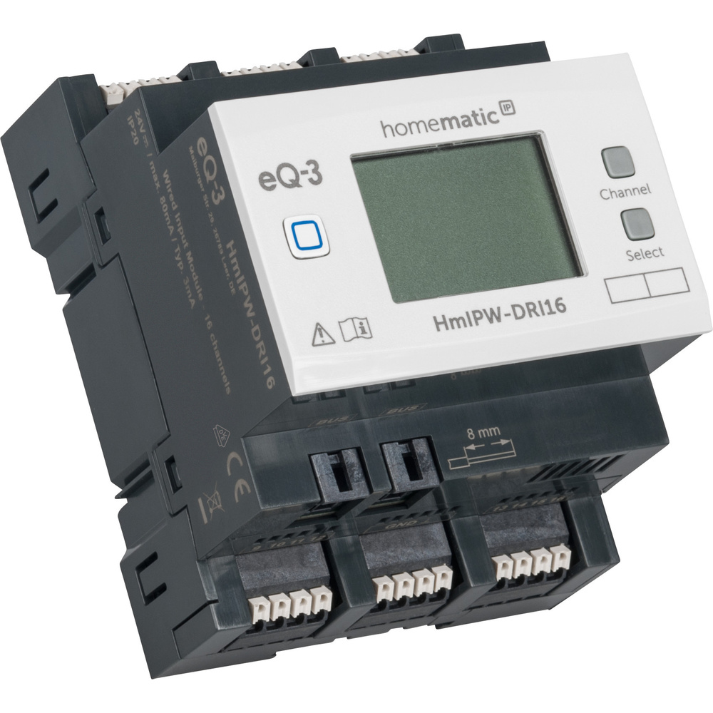 Homematic IP Wired Smart Home Eingangsmodul – 16-fach, HmIPW-DRI16