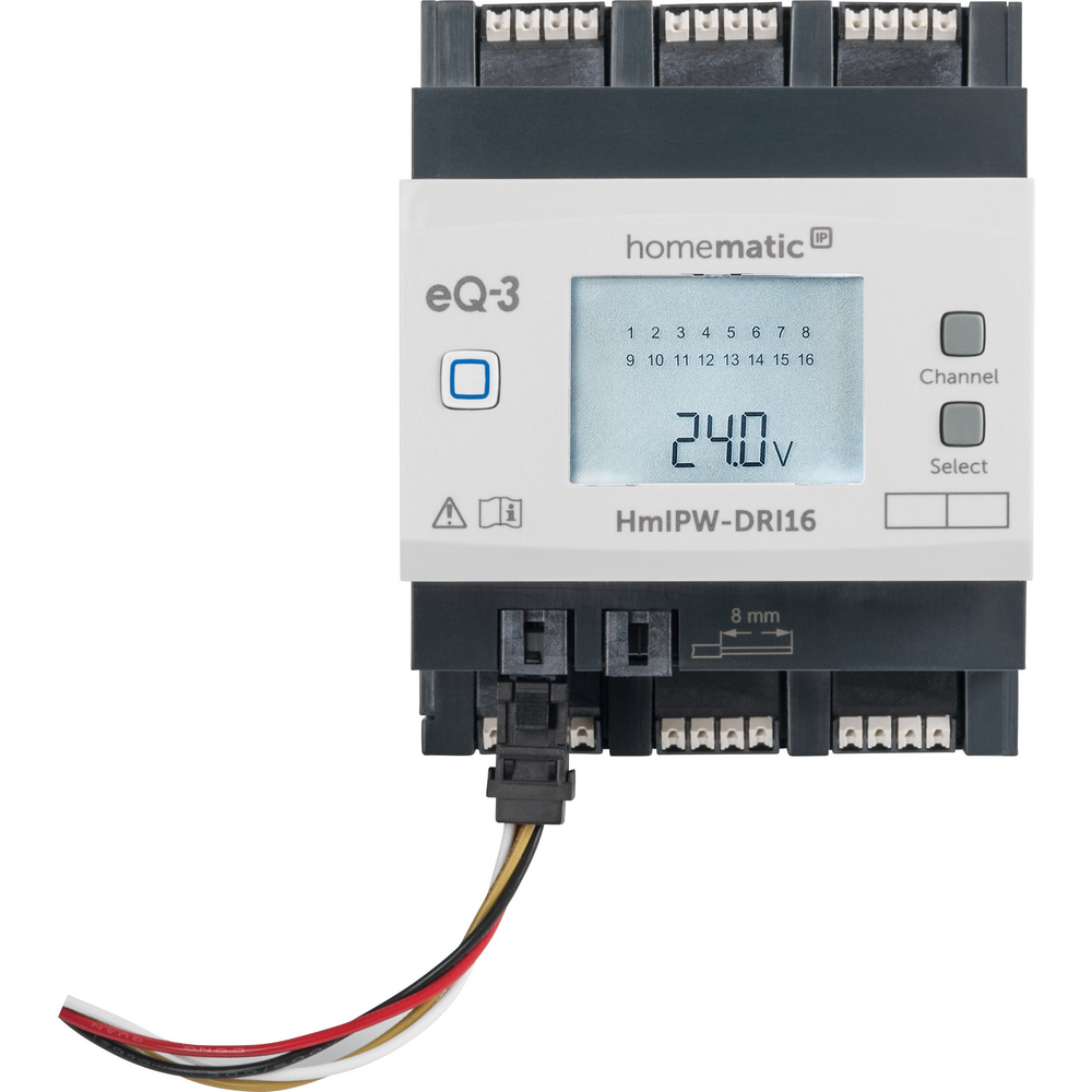Homematic IP Wired Smart Home Eingangsmodul – 16-fach, HmIPW-DRI16