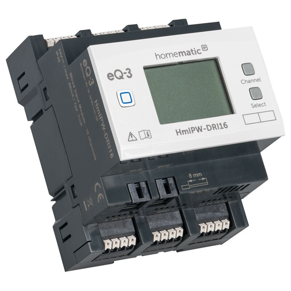 Homematic IP Wired Smart Home Eingangsmodul – 16-fach, HmIPW-P-DRI16