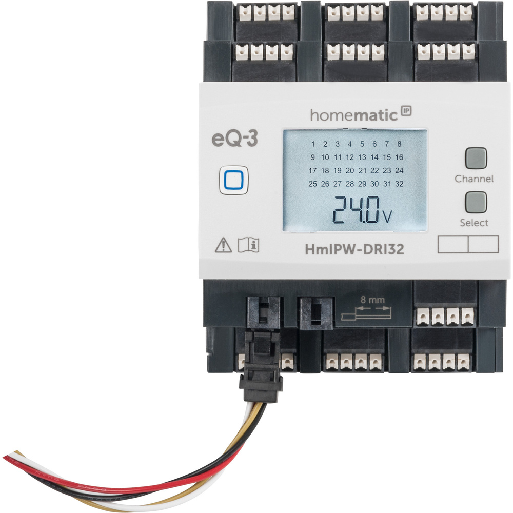 Homematic IP Wired Smart Home Eingangsmodul – 32-fach, HmIPW-DRI32