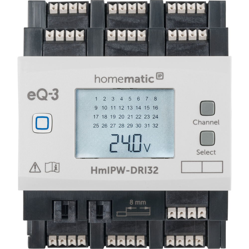 Homematic IP Wired Smart Home Eingangsmodul – 32-fach, HmIPW-DRI32
