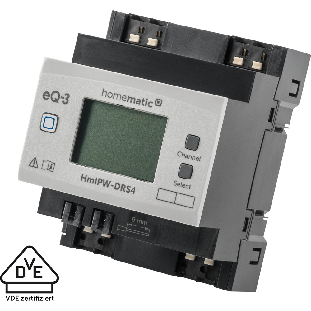 Homematic IP Wired Smart Home Schaltaktor – 4-fach, HmIPW-DRS4