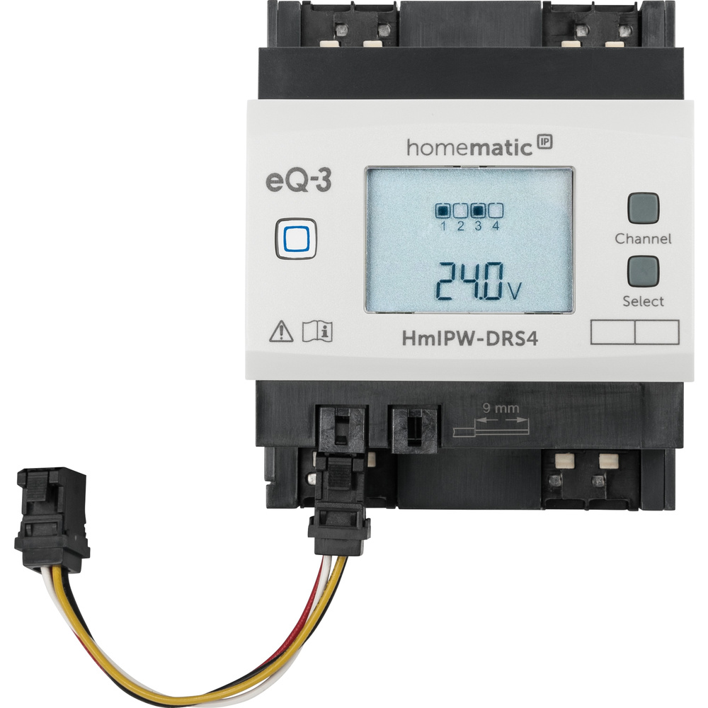 Homematic IP Wired Smart Home Schaltaktor – 4-fach, HmIPW-DRS4