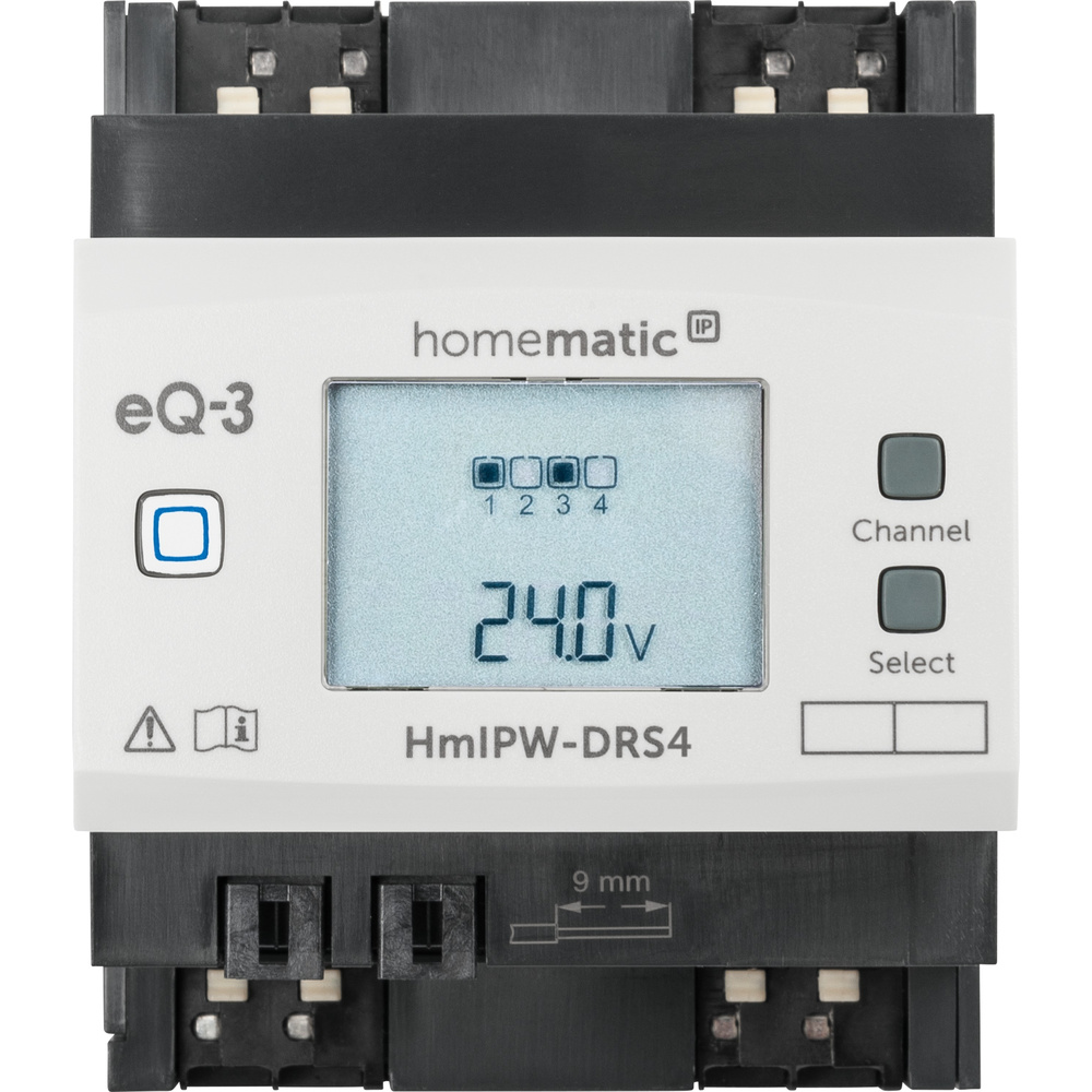 Homematic IP Wired Smart Home Schaltaktor – 4-fach, HmIPW-DRS4