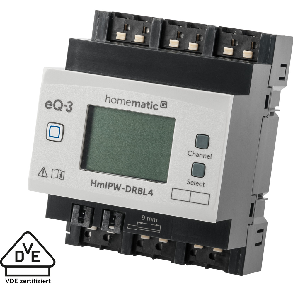 Homematic IP Wired Smart Home Jalousieaktor – 4-fach, HmIPW-DRBL4