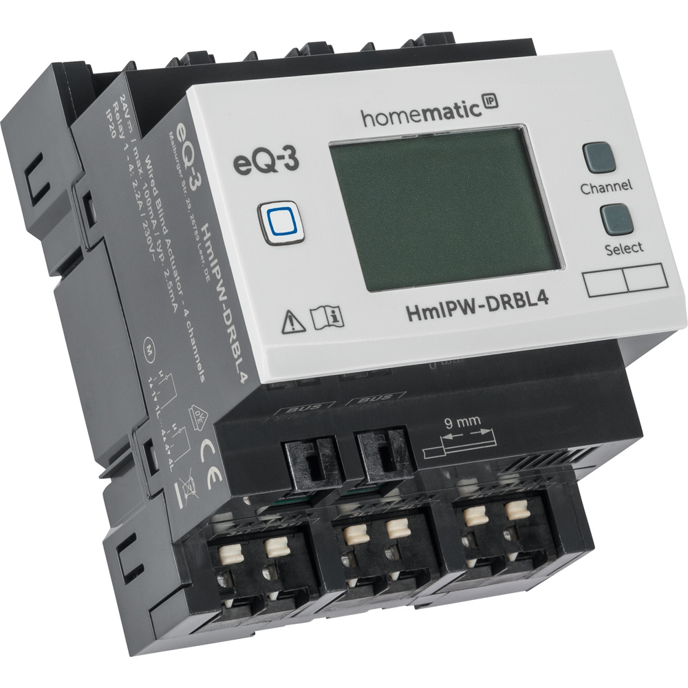 Homematic IP Wired Smart Home Jalousieaktor – 4-fach, HmIPW-DRBL4