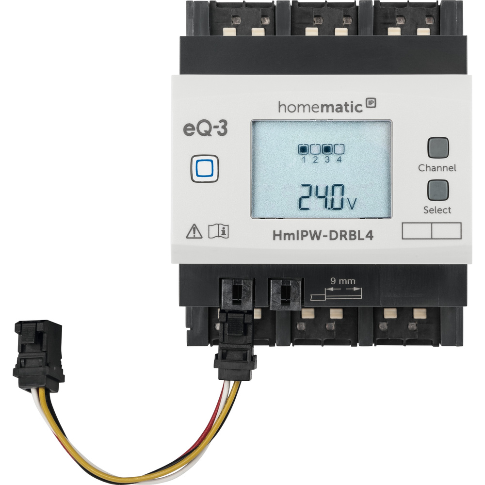 Homematic IP Wired Smart Home Jalousieaktor – 4-fach, HmIPW-DRBL4