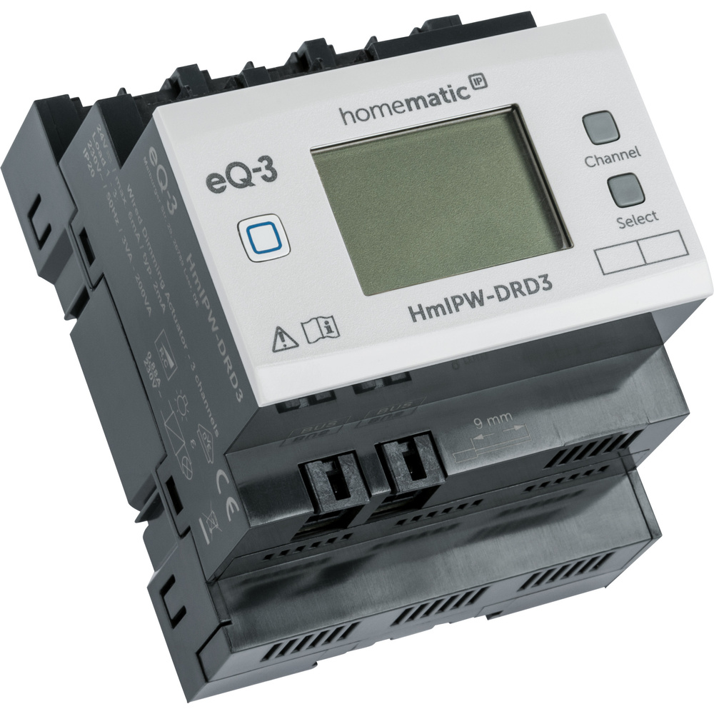 Homematic IP Wired Smart Home Dimmaktor – 3-fach, HmIPW-DRD3
