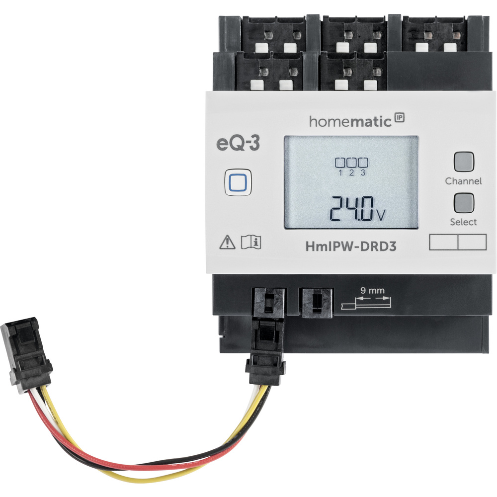 Homematic IP Wired Smart Home Dimmaktor – 3-fach, HmIPW-DRD3