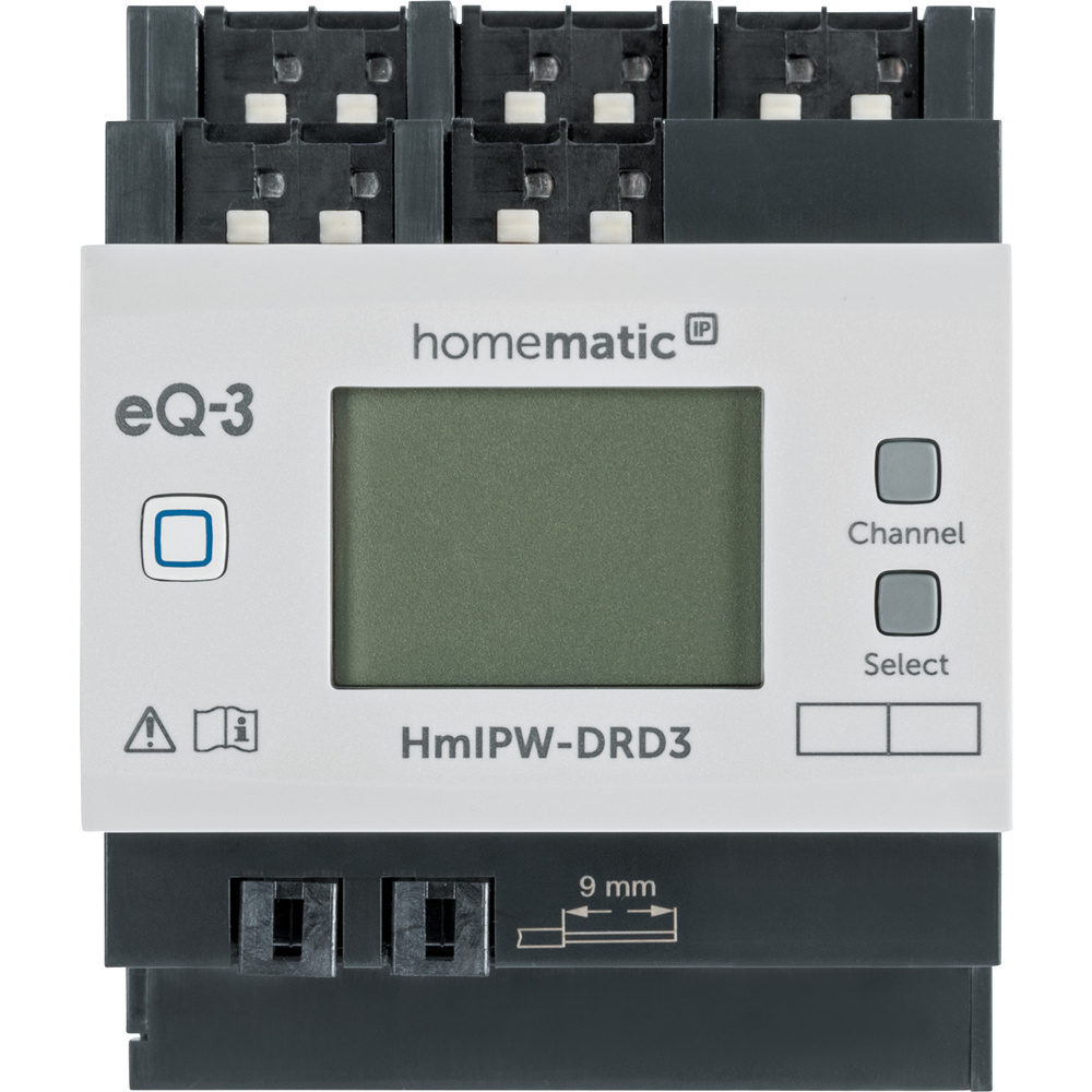Homematic IP Wired Smart Home Dimmaktor – 3-fach, HmIPW-DRD3