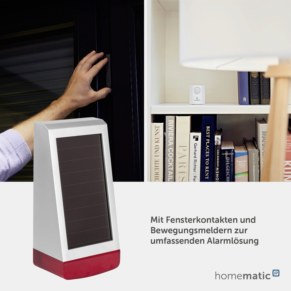 Homematic IP Smart Home Alarmsirene – außen, HmIP-ASIR-O