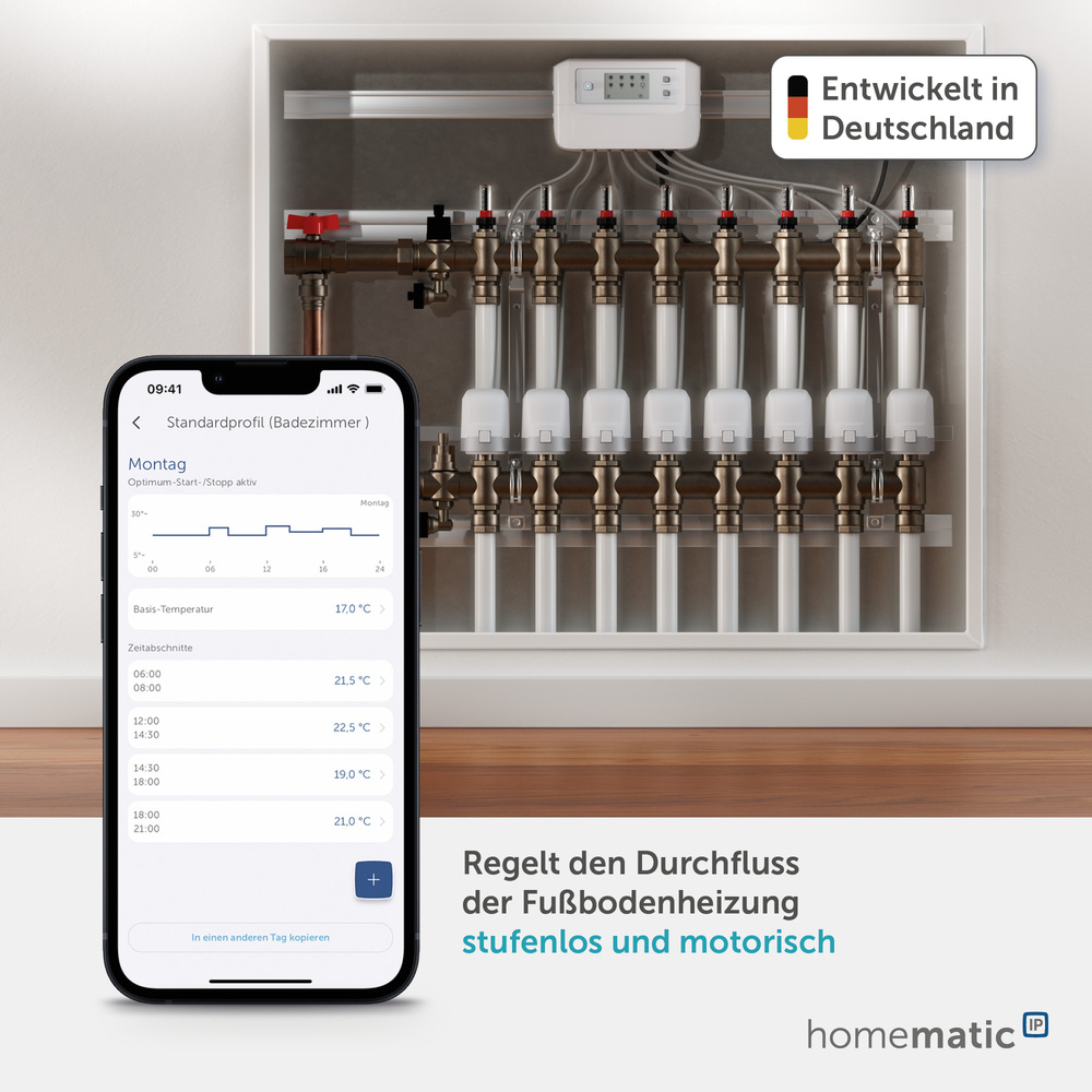 Homematic IP Smart Home Stellantrieb – motorisch, HmIP-VDMOT