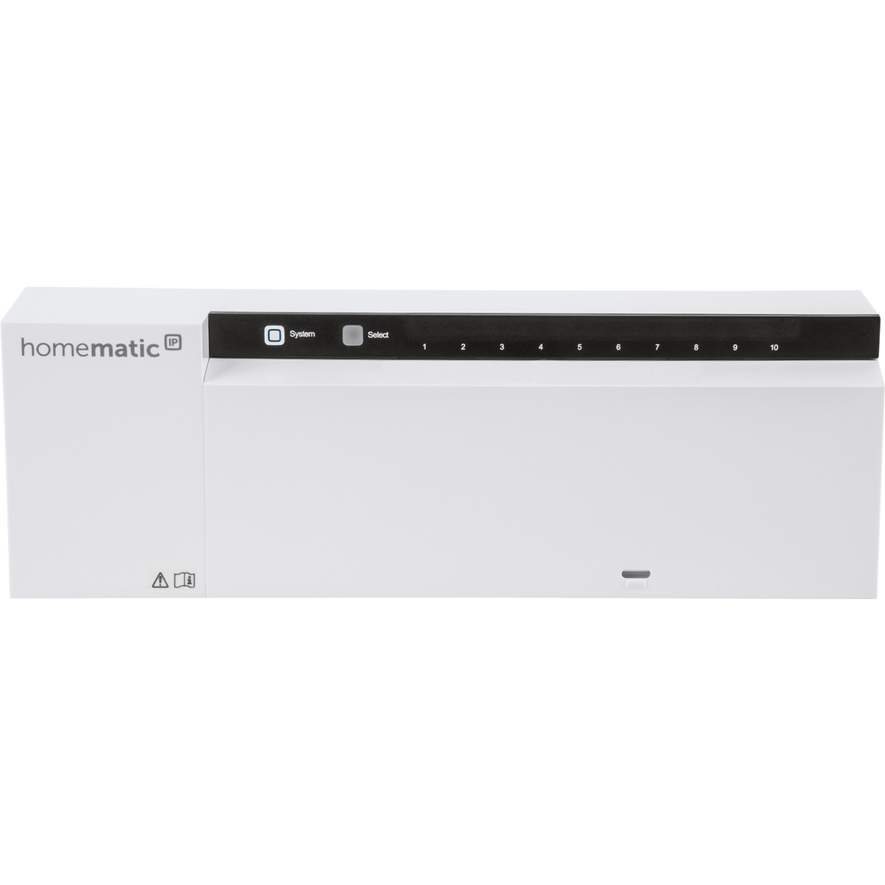 Homematic IP Wired Smart Home Fußbodenheizungscontroller – 10 Kanäle, 24 V, HmIPW-FAL24-C10