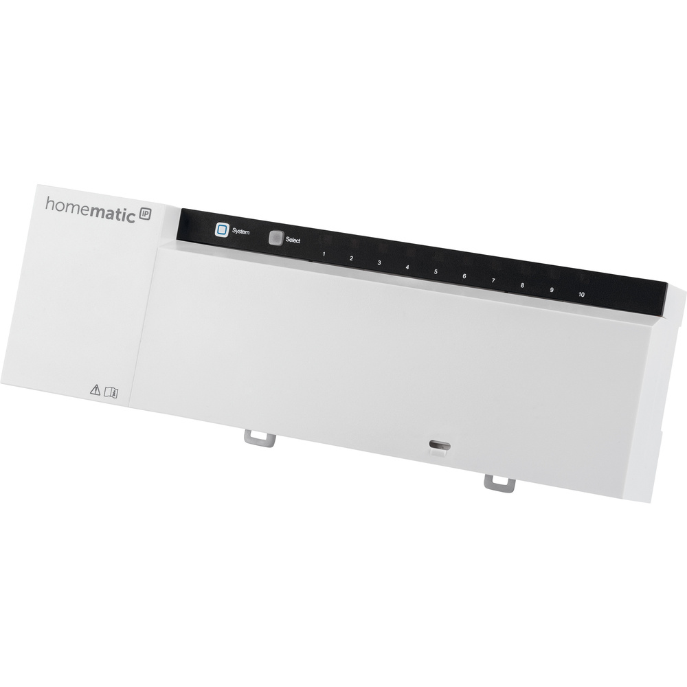 Homematic IP Wired Smart Home Fußbodenheizungscontroller – 10 Kanäle, 24 V, HmIPW-FAL24-C10