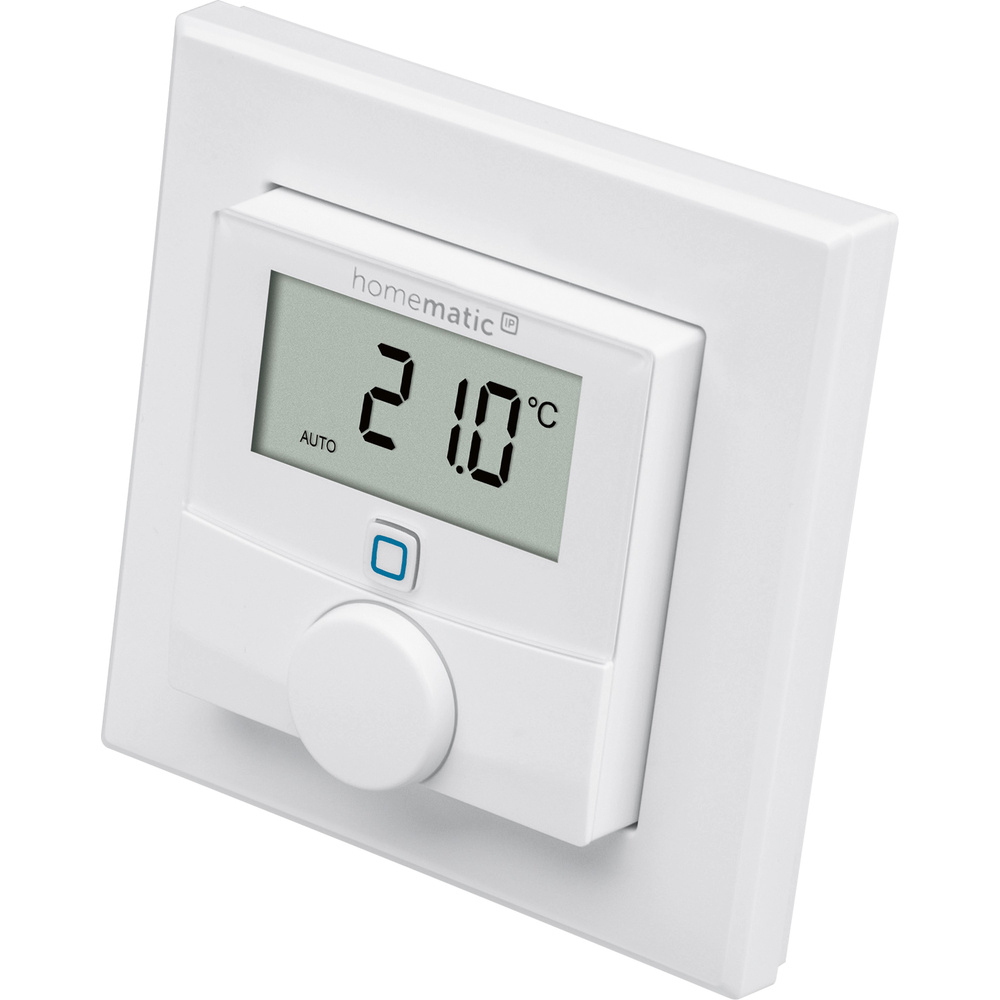 Homematic IP Wired Smart Home Wandthermostat mit Luftfeuchtigkeitssensor, HmIPW-WTH