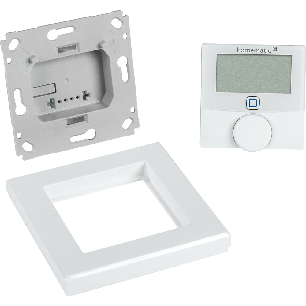 Homematic IP Wired Smart Home Wandthermostat mit Luftfeuchtigkeitssensor, HmIPW-WTH