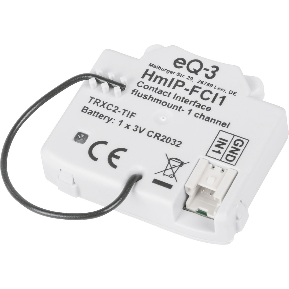 Homematic IP Smart Home Kontakt-Schnittstelle Unterputz – 1-fach, HmIP-FCI1