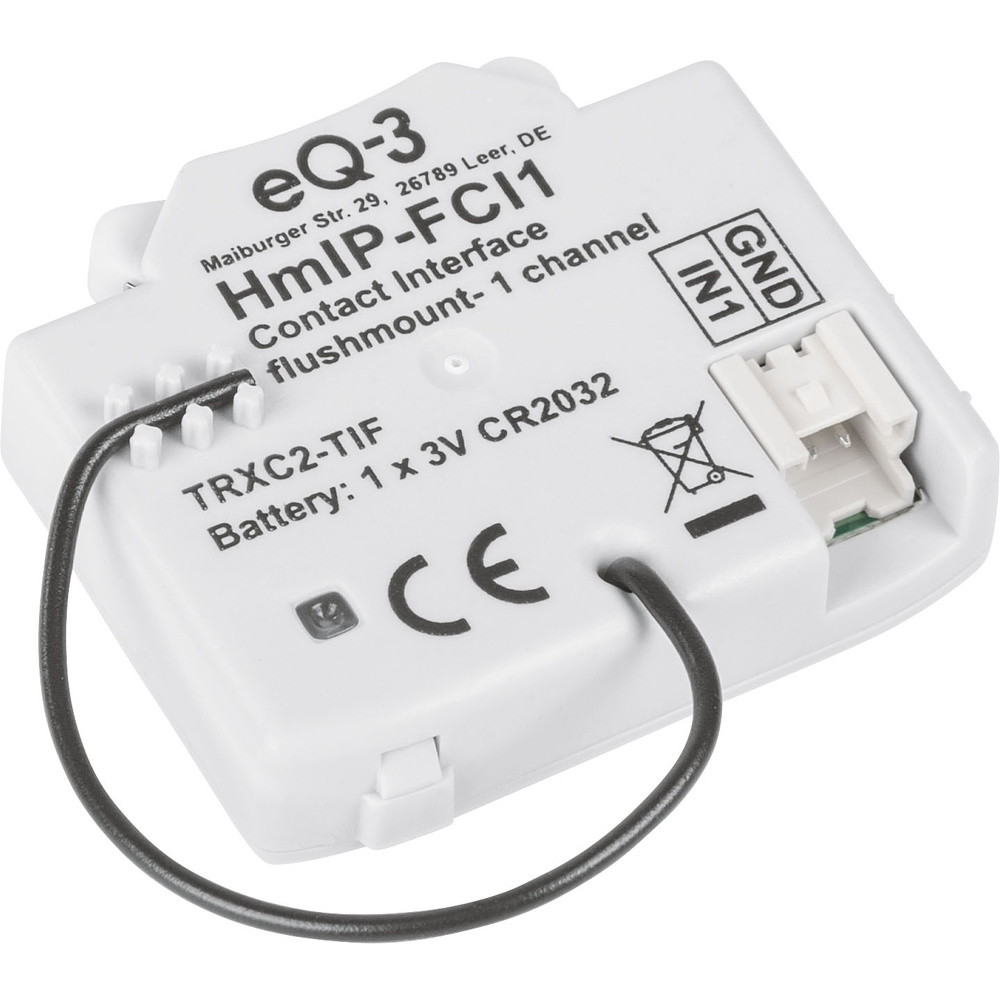 Homematic IP Smart Home Kontakt-Schnittstelle Unterputz – 1-fach, HmIP-FCI1