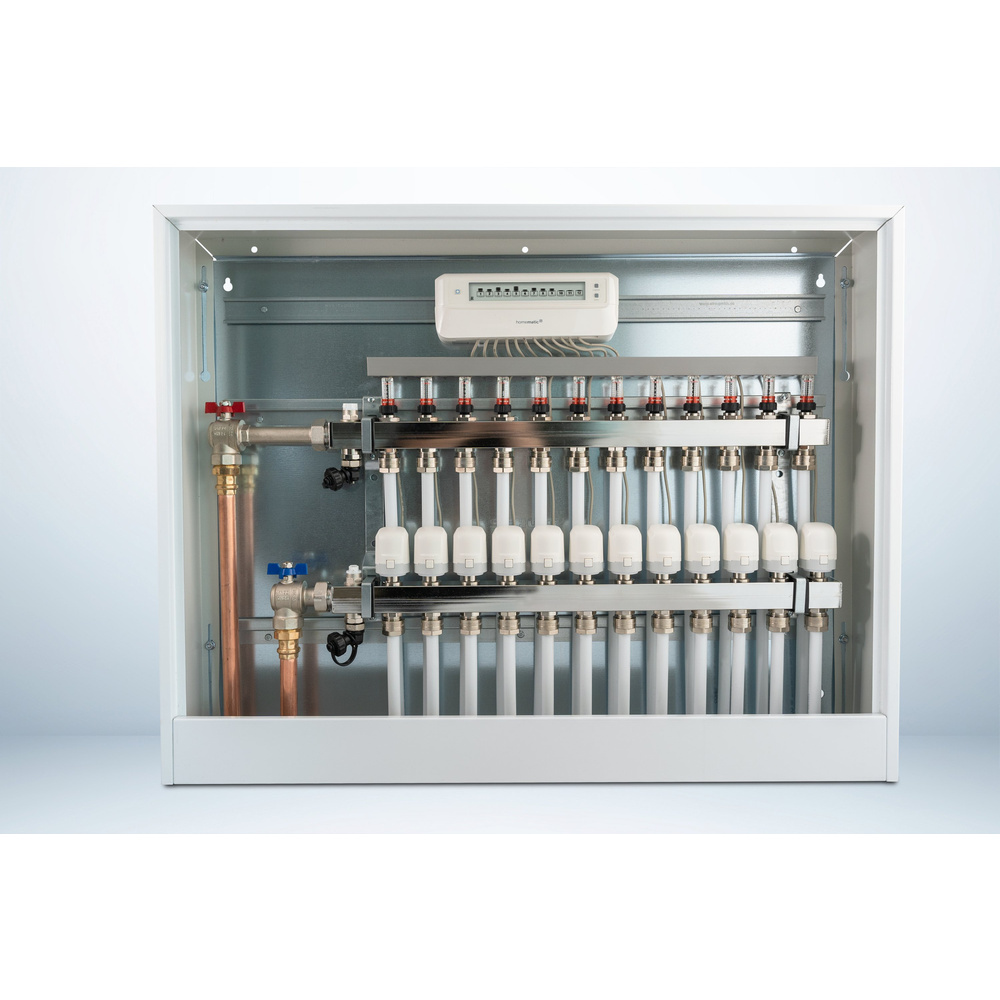 Homematic IP Smart Home Fußbodenheizungscontroller – 12 Kanäle, motorisch, HmIP-FALMOT-C12