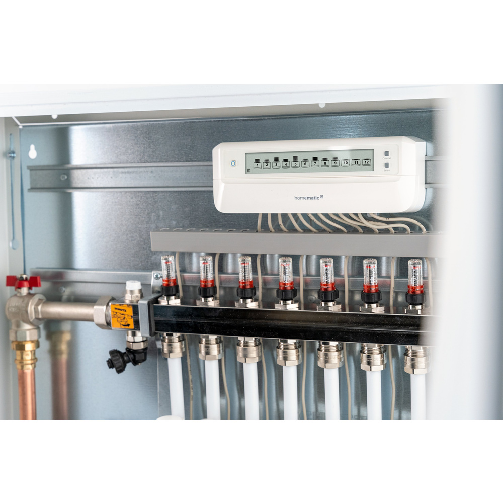 Homematic IP Smart Home Fußbodenheizungscontroller – 12 Kanäle, motorisch, HmIP-FALMOT-C12