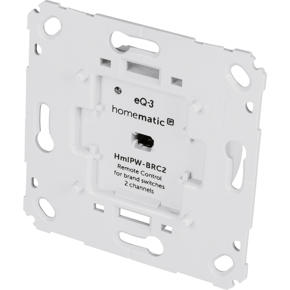 Homematic IP Wired Smart Home Wandtaster für Markenschalter – 2-fach, HmIPW-BRC2