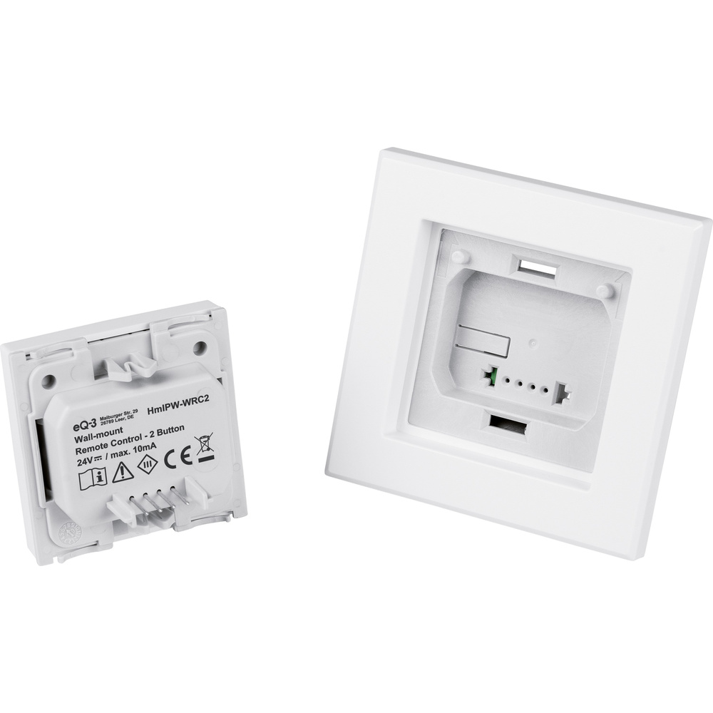 Homematic IP Wired Smart Home Wandtaster – 2-fach, HmIPW-WRC2