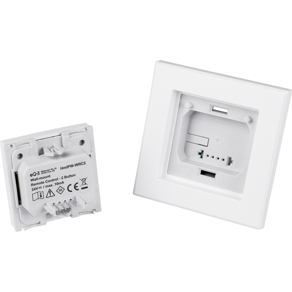 Homematic IP Wired Smart Home Wandtaster HmIPW-WRC2, 2-fach