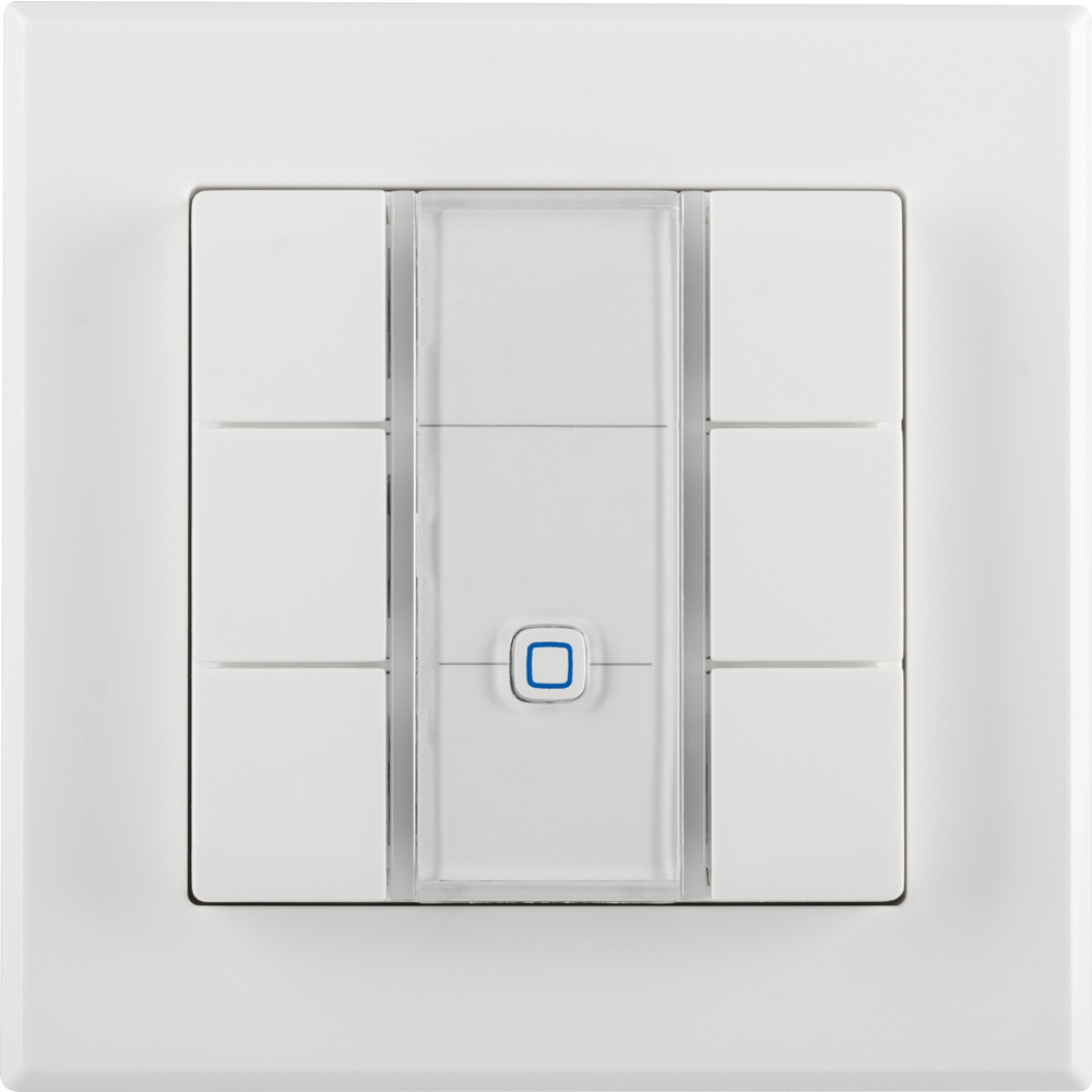 Homematic IP Wired Smart Home Wandtaster – 6-fach, HmIPW-WRC6