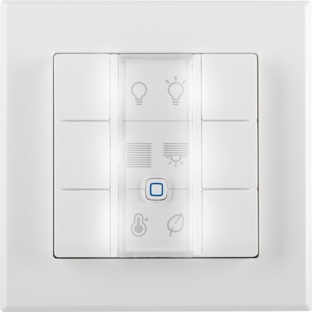 Homematic IP Wired Smart Home Wandtaster – 6-fach, HmIPW-WRC6