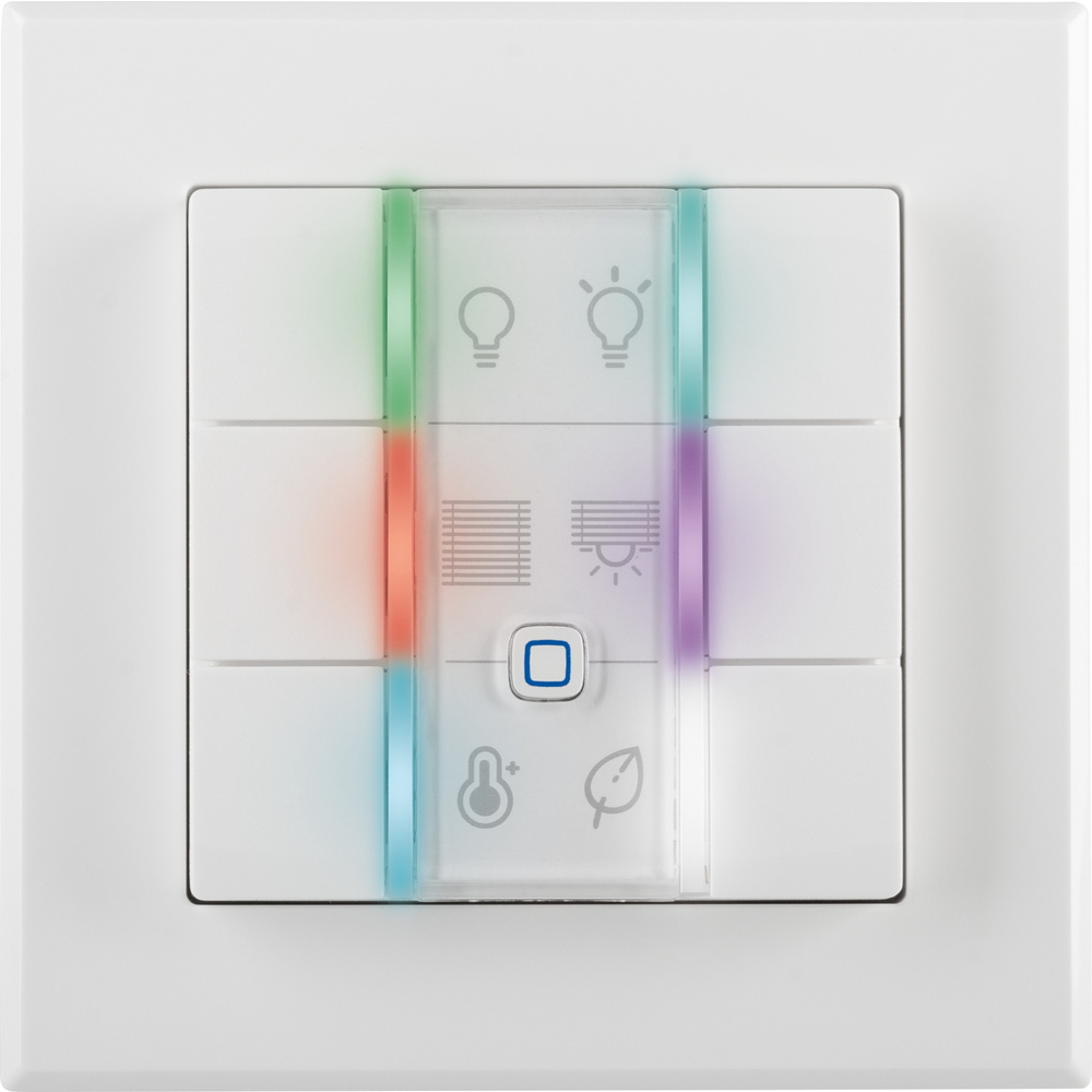 Homematic IP Wired Smart Home Wandtaster – 6-fach, HmIPW-WRC6